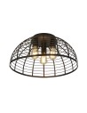 Searchlight® I Vision Cage плафон - матово черно метално покритие I 3 x E27 - 85981-3BK
