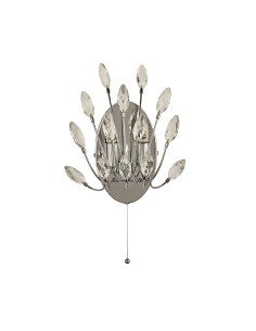 Searchlight® I Аплик Peacock - хромиран метал и кристал I 2 x G9 - 86012-2CC - Цена | LEDs4economy 2