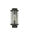Searchlight® I Външен аплик Bakerloo - черен метал и поликарбонат I 1 x E27 - 8631BK - 2