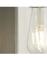 Searchlight® I Външен аплик Bakerloo - черен метал и поликарбонат I 1 x E27 - 8631BK - 3