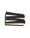 Searchlight® I LED Аплик Section, пясъчно черно метална I 1 x LED - 86410BK