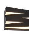Searchlight® I LED Аплик Section, пясъчно черно метална I 1 x LED - 86410BK - 3