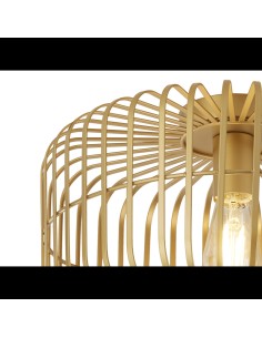 Searchlight® I Плафон Crib - матово златист метал I 1 x E27 - 86560GO - Цена | LEDs4economy 2