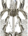 Searchlight® I Полилей Paris - сатенено сребристо и прозрачни кристални капки I 12 x E14 - 87312-12SS - 3