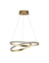 Searchlight® I Пендел Float - метално златно листо и опал I 1 x LED - 8761GO - 2
