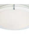 Searchlight® I Limerick плафон - Хром, Огледало, Опалово Стъкло, IP44 I 1 x LED - 8803-36CC - 3
