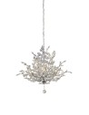 Searchlight® I Пендел Bouquet - хромиран метал и кристал I 7 x E14 - 8807-7CC