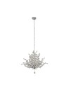 Searchlight® I Пендел Bouquet - хромиран метал и кристал I 7 x E14 - 8807-7CC - 2
