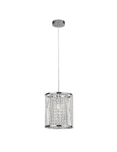 Searchlight® I Пендел Elise - хромиран метал и кристал I 1 x E27 - 8831CC - Цена | LEDs4economy