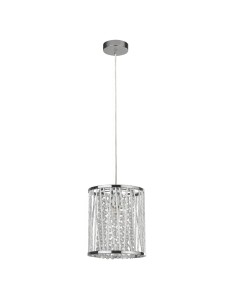 Searchlight® I Пендел Elise - хромиран метал и кристал I 1 x E27 - 8831CC - Цена | LEDs4economy 2