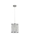 Searchlight® I Пендел Elise - хромиран метал и кристал I 1 x E27 - 8831CC - 2