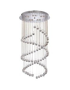 Searchlight® I Пендел Hallway - хромиран метал и прозрачен кристал I 5 x G9 - 8843CC - Цена | LEDs4economy