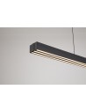 Searchlight® I LED Пендел Linear, черен I 3 x LED - 88520BK - 3