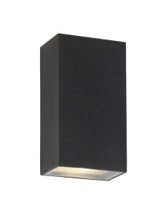 Searchlight® I Външен аплик Stirling - черен метал и стъкло I 2 x LED - 8852BK - Цена | LEDs4economy