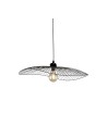 Searchlight® I Пендел Wave - черен метал I x E27 - 88550BK