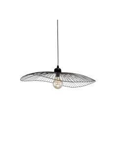Searchlight® I Пендел Wave - черен метал I x E27 - 88550BK - Цена | LEDs4economy 2