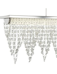 Searchlight® I LED Пендел Drape - хромиран метал и прозрачен кристал I 1 x LED - 8857CC - Цена | LEDs4economy 2