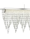 Searchlight® I LED Пендел Drape - хромиран метал и прозрачен кристал I 1 x LED - 8857CC - 2