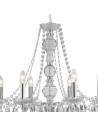 Searchlight® I Пендел Marie Therese - прозрачно стъкло и акрил I 8 x E14 - 8888-8CL - 3