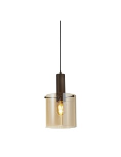 Searchlight® I Пендел Sweden - метал мока и кехлибарено стъкло I 1 x E27 - 88910-1MO - Цена | LEDs4economy
