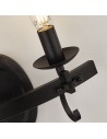 Searchlight® I Аплик Cartwheel III - черно ковано желязо I 2 x E14 - 8902-2BK - 3