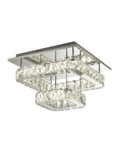 Searchlight® I LED плафон Clover 2 - полиран хром и кристал I 1 x LED - 8952CC - Цена | LEDs4economy