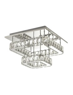 Searchlight® I LED плафон Clover 2 - полиран хром и кристал I 1 x LED - 8952CC - Цена | LEDs4economy 2