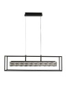 Searchlight® I LED Пендел Elevator - матово черна рамка и кристален център I 1 x LED - 89562BK - 2