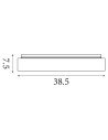 Searchlight® I LED Плафон Polka, матово черно I 1 x LED - 89735-38BK - 4