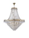 Searchlight® I Полилей Versailles - злато и кристал I 19 x E14 - 9112-102GO