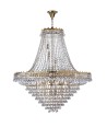 Searchlight® I Полилей Versailles - злато и кристал I 19 x E14 - 9112-102GO - 2