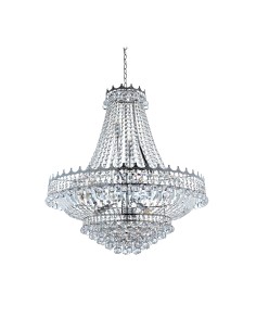 Searchlight® I Полилей Versailles - хромиран метал и кристал I 13 x E14 - 9112-82CC - Цена | LEDs4economy