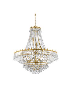 Searchlight® I Полилей Versailles - злато и кристал I 13 x E14 - 9112-82GO - Цена | LEDs4economy