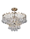 Searchlight® I Полилей Versailles - златист метал и кристал I 5 x E14 - 9113-39GO - 2