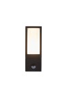 Searchlight® I Външен аплик Avenue - черен метал и бял поликарбонат I 1 x GU10 - 91251-1BK-PIR