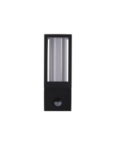 Searchlight® I Външен аплик Avenue - черен метал и бял поликарбонат I 1 x GU10 - 91251-1BK-PIR - Цена | LEDs4economy 2