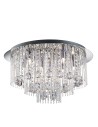 Searchlight® I Beatrix плафон - Хромиран метал и кристал I 8 x G9 - 9198-8CC