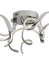 Searchlight® I Twirls LED плафон - хром и прозрачен кристал I 3 x LED - 9233-3CC - 3