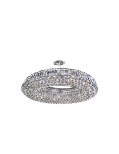 Searchlight® I Пендел Vesuvius - хромиран метал и прозрачен кристал I 10 x G9 - 9291CC - Цена | LEDs4economy