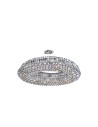 Searchlight® I Пендел Vesuvius - хромиран метал и прозрачен кристал I 10 x G9 - 9291CC