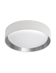 Searchlight® I LED плафон Gianna - бял абажур сребрист вътрешен I 1 x LED - 9371-37WSI - Цена | LEDs4economy 2