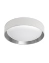 Searchlight® I LED плафон Gianna - бял абажур сребрист вътрешен I 1 x LED - 9371-37WSI - 2