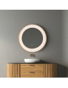 Searchlight® I Luxo LED огледало, злато с мраморен ефект I x LED strips - 96060GO - 5
