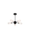 Searchlight® I Cosmic Плафон черен метал с текстуриран акрил I 5 x G9 - 96505-5BK