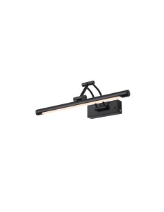 Searchlight® I Акумулаторен аплик Herron - матово черно I 1 x LED - 96510-45BK - Цена | LEDs4economy