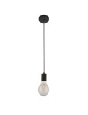 Searchlight® I Пендел Squiggle - черен метал и кабели I 1 x E27 - 9661BK - 2