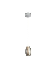 Searchlight® I Пендел Cyclone - Хром и опушено стъкло I 1 x LED - 97291-1SM - Цена | LEDs4economy