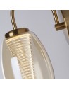 Searchlight® I Аплик Cyclone - бронзов метал и шампанско I 1 x LED - 97292-1CP - 3
