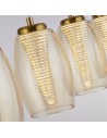 Searchlight® I Пендел Cyclone - бронзов метал и шампанско I 4 x LED - 97292-4CP - 3