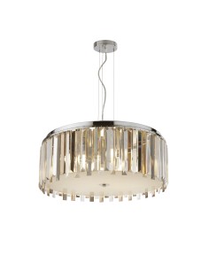 Searchlight® I Пендел Clarissa - стъкло I 5 x E14 - 9835-5CC - Цена | LEDs4economy